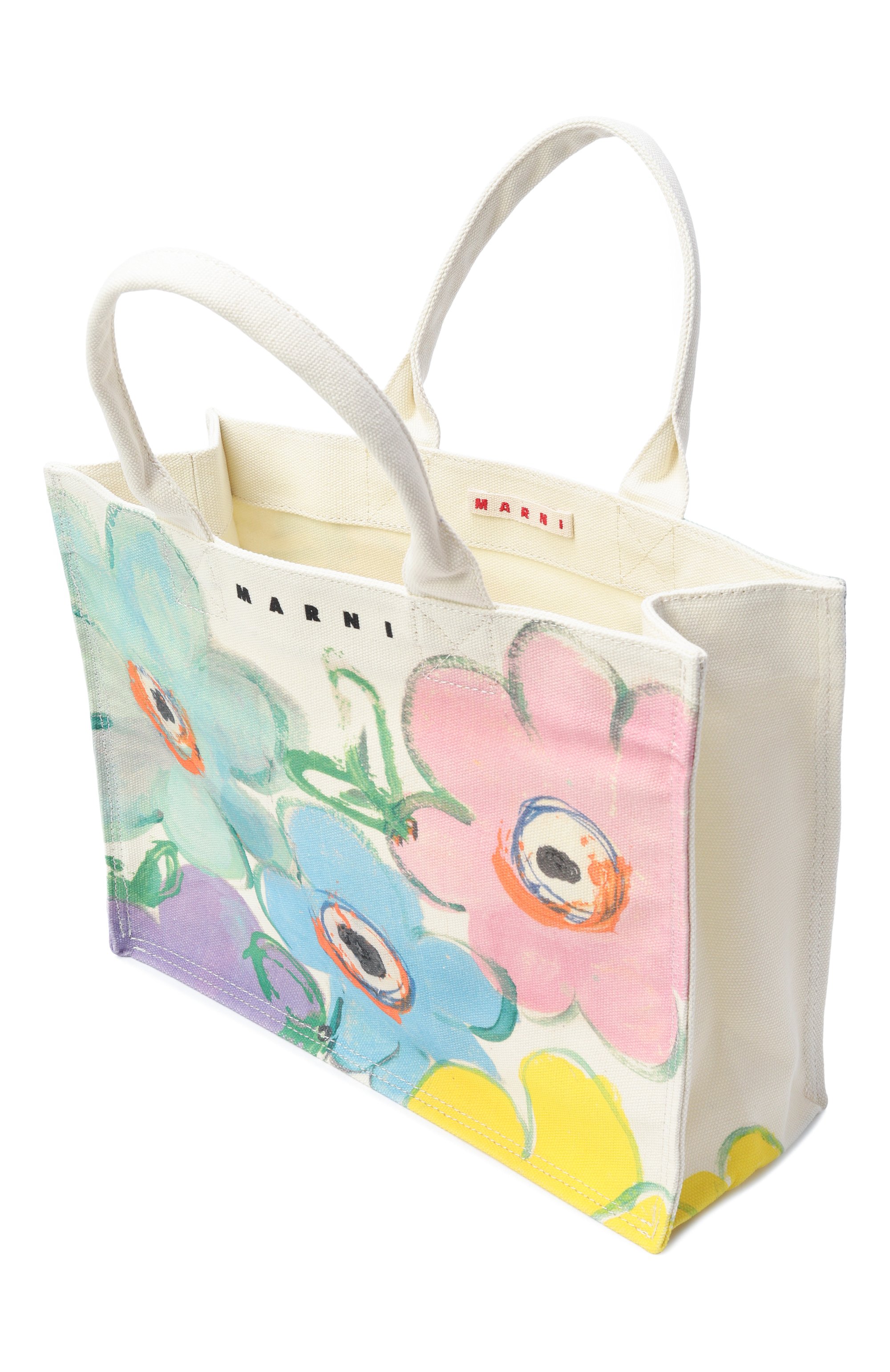 Сумка MARNI кремового цвета по цене 18650 руб., арт. M01822/M00WP, фото 3 Сумка MARNI, арт. M01822/M00WP, фото 3