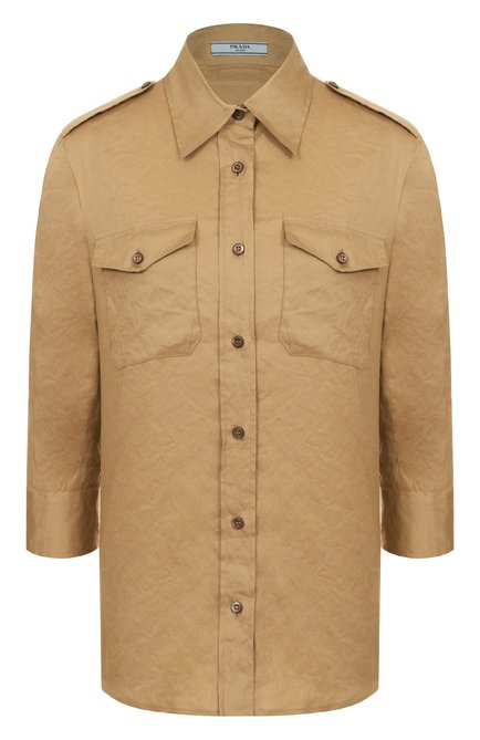 Женская хлопковая рубашка PRADA, арт. P492G/14NH