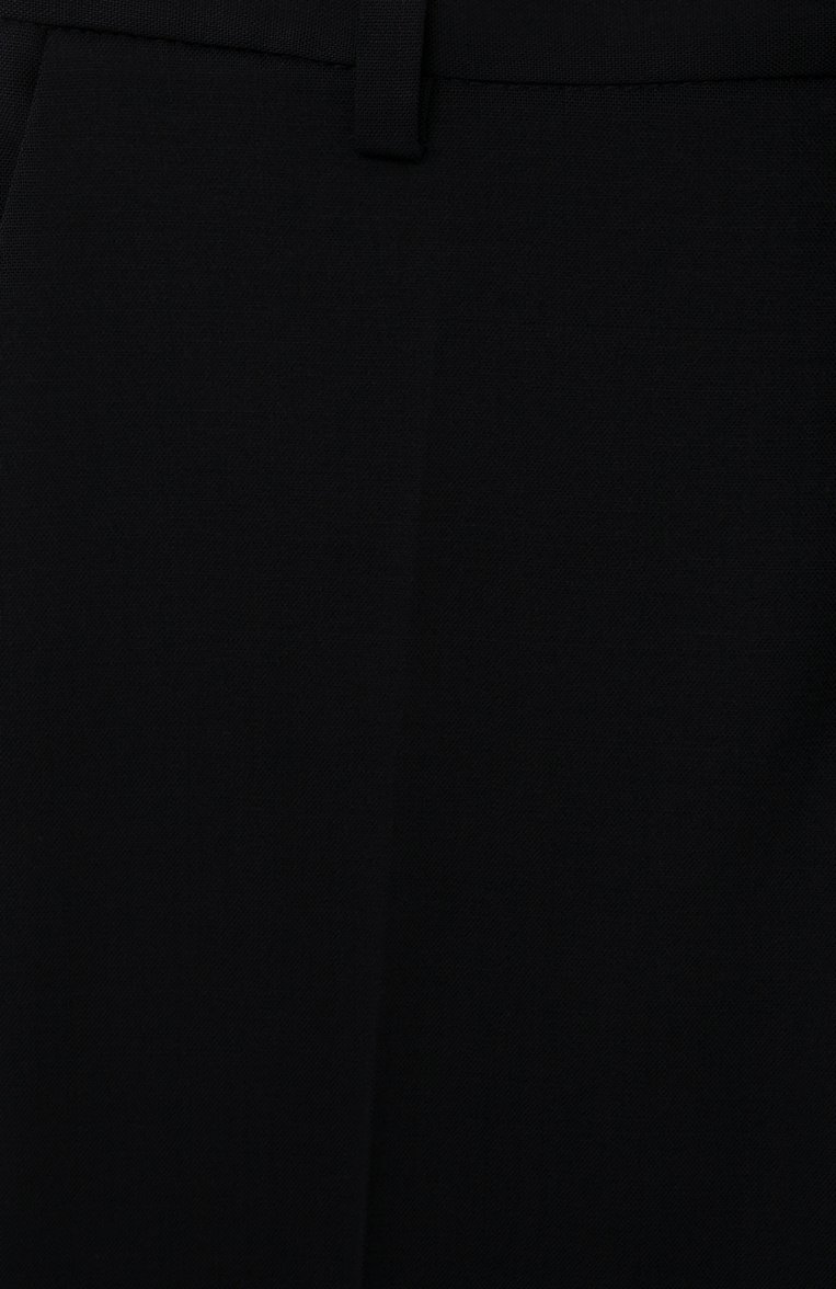 Детские шерстяные брюки IL GUFO темно-синего цвета, арт. PATPL425W0060/10A-14A | Фото 3 (Материал внешний: Вискоза, Шерсть; Нос: Не проставлено; Материал подклада: Синтетический материал; Мальчики-школьная форма: Брюки; Стили: Классический; Автоматизация состава: Проставлено; Ростовка одежда: 12 лет | 152 см, 9 лет | 134 см, 13 - 15 лет | 158 см)
