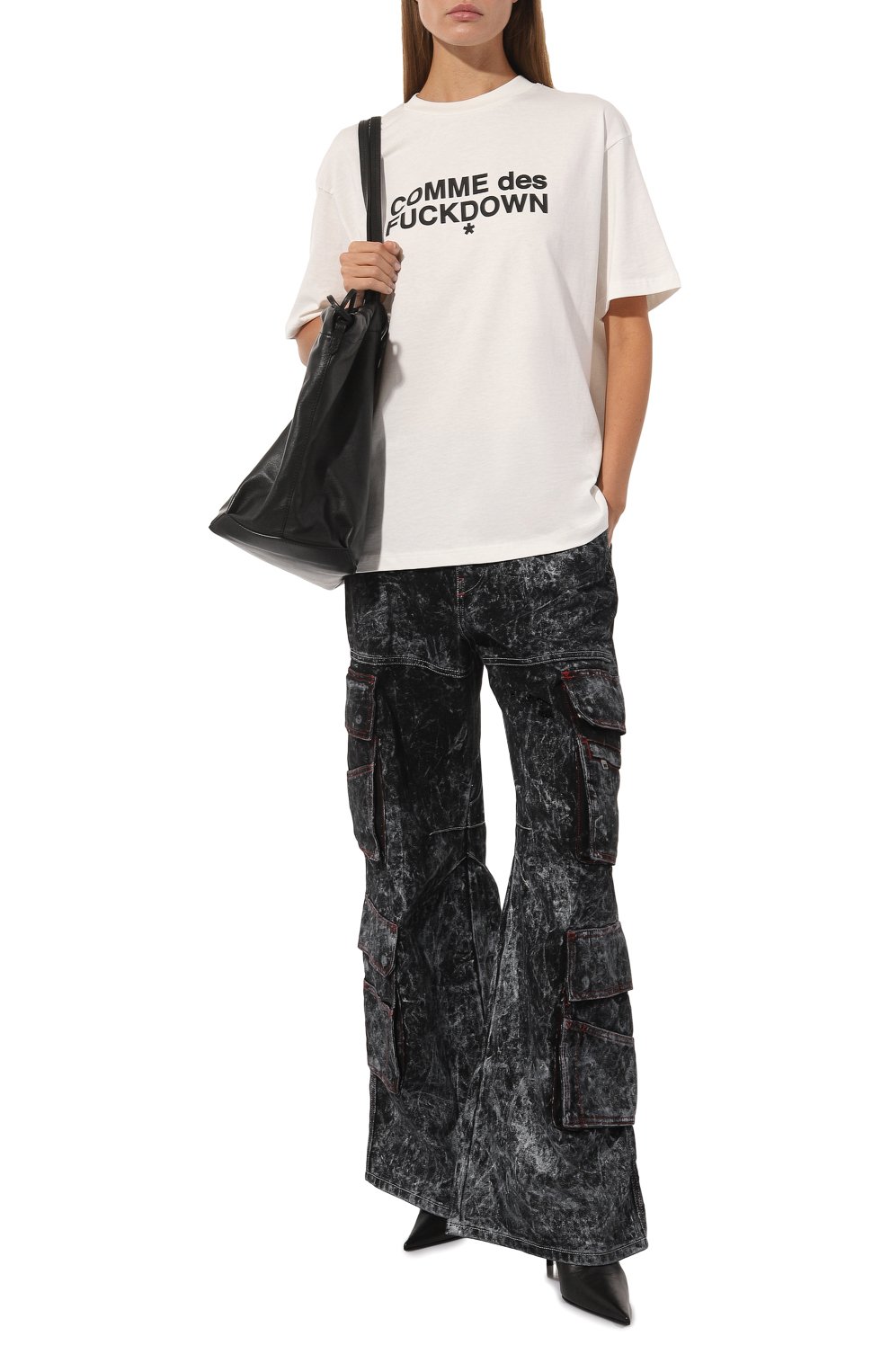 Хлопковая футболка COMME DES FUCKDOWN, арт. CDFD3171, фото 2