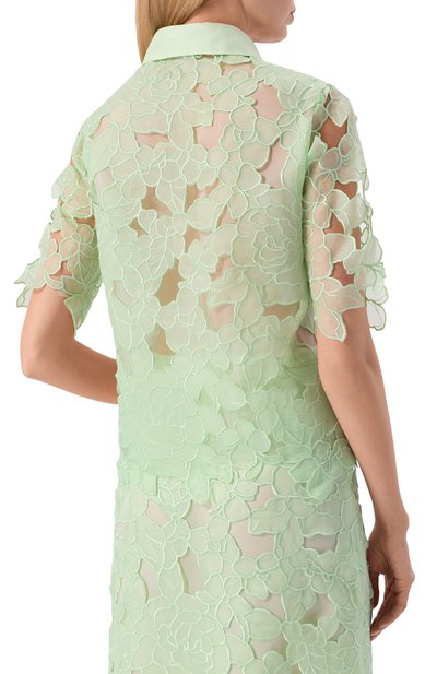 Рубашка KITON зеленого цвета по цене 312000 руб., арт. D61457K0885G, фото 4 Рубашка KITON, арт. D61457K0885G, фото 4