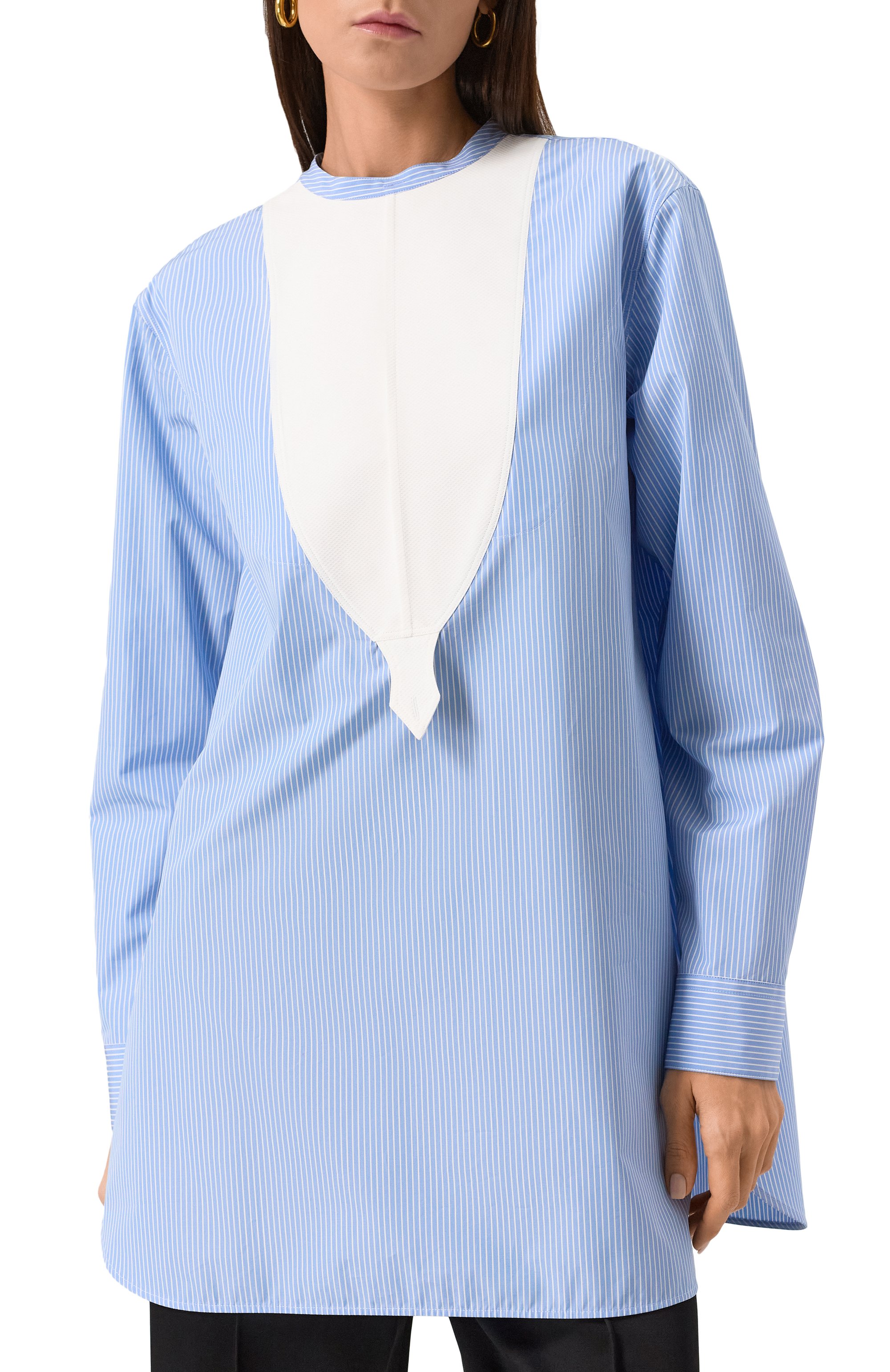 Хлопковая рубашка JIL SANDER, арт. J05DL0106/JTN237, фото 3