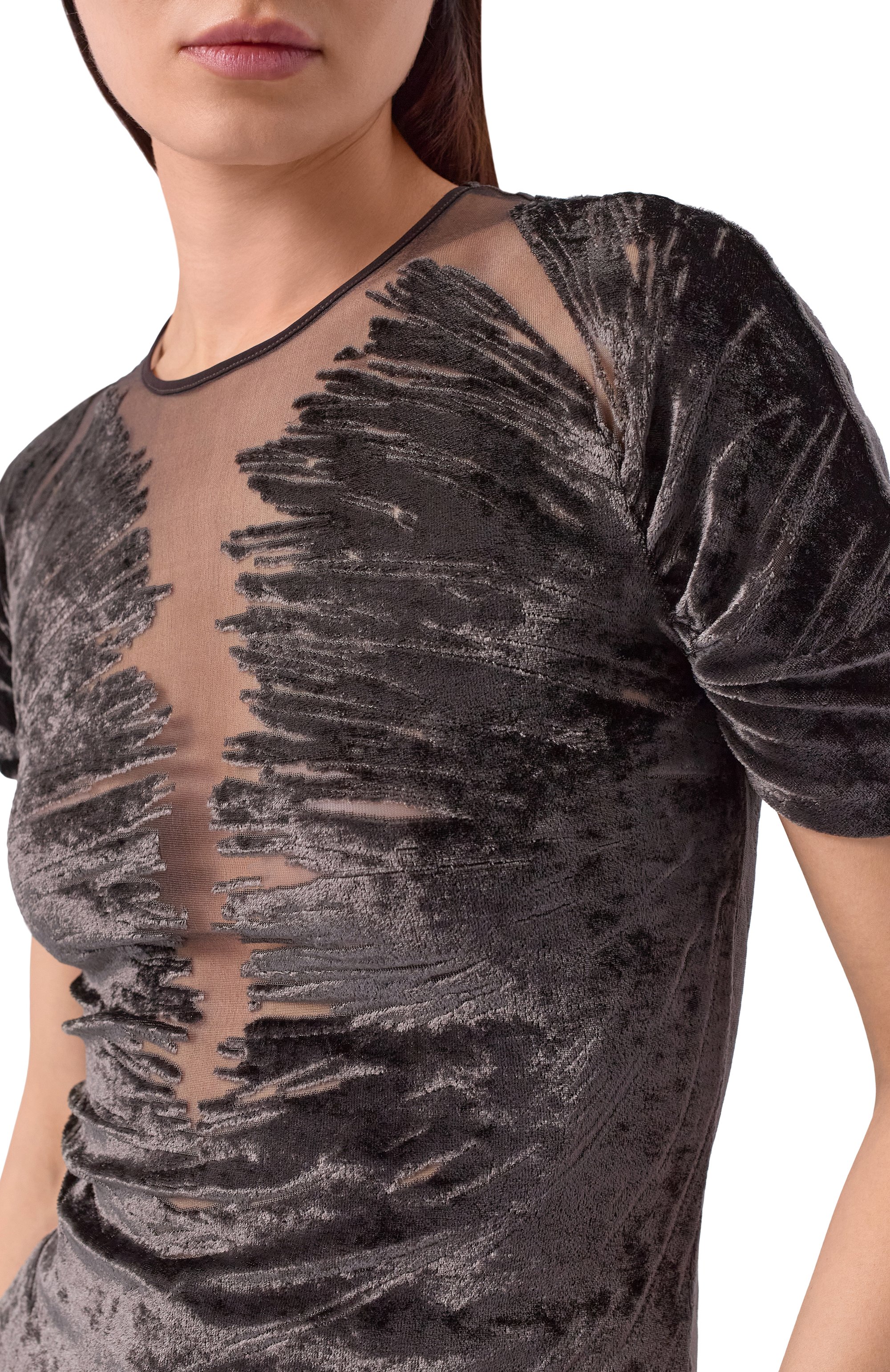 Бархатный топ GIORGIO ARMANI, арт. GW003025/AF24597, фото 5