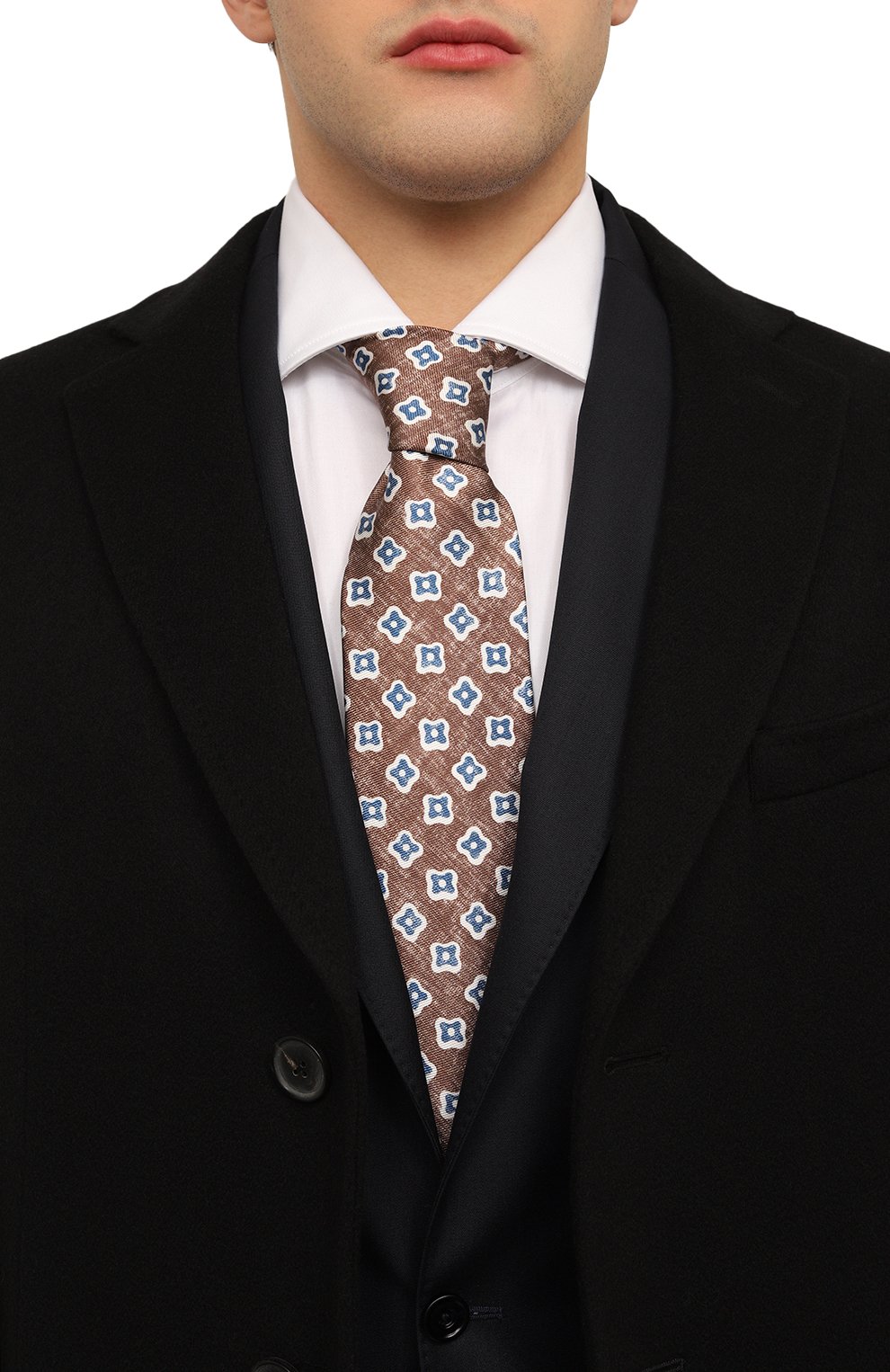 Шелковый галстук KITON, арт. UCRVKLC01I39, фото 2