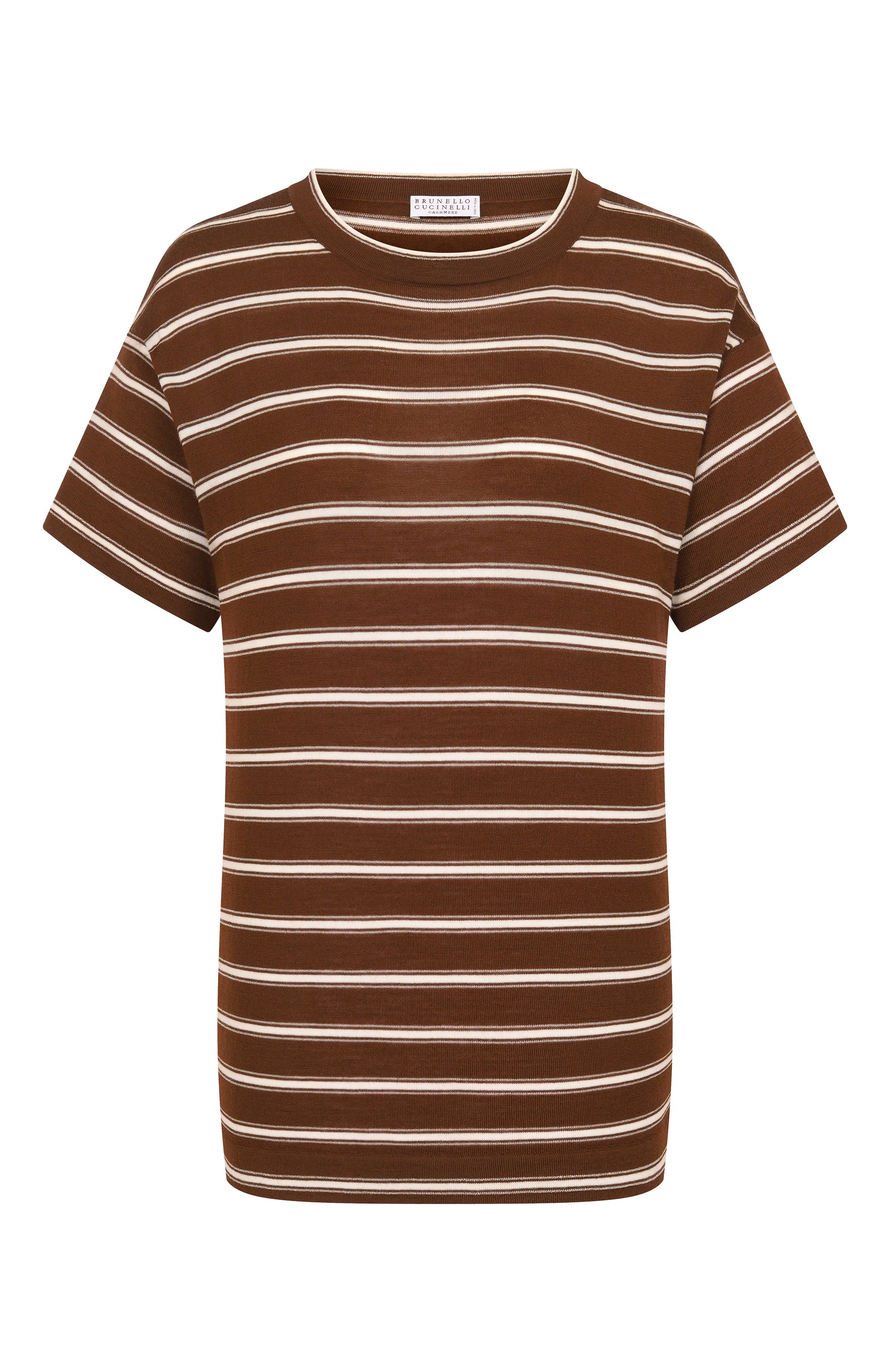 Футболка из шерсти и кашемира BRUNELLO CUCINELLI, арт. M14854100, фото 1
