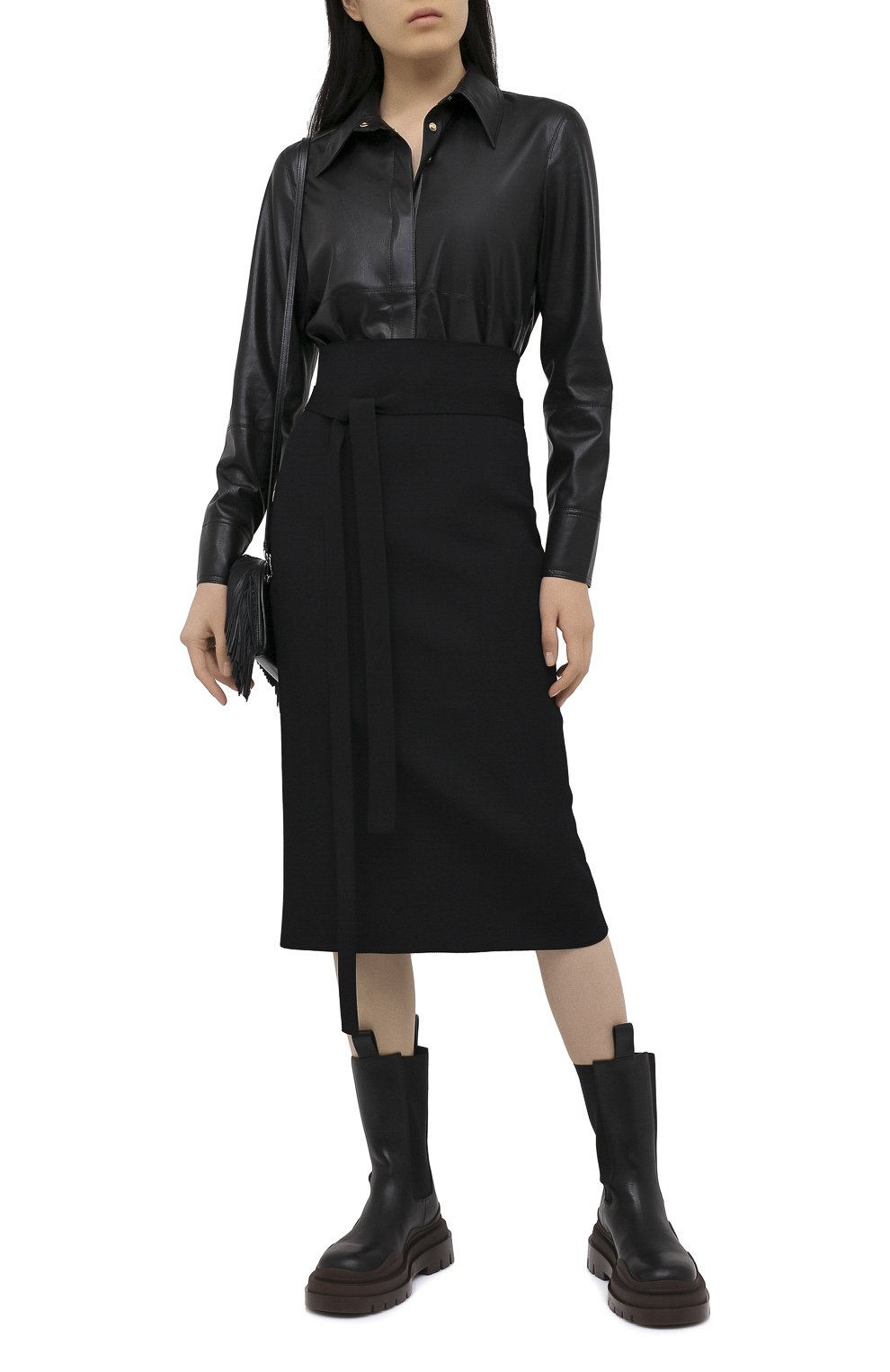 Юбка из шерсти и вискозы JIL SANDER, арт. JSPR754072-WRY39038, фото 2