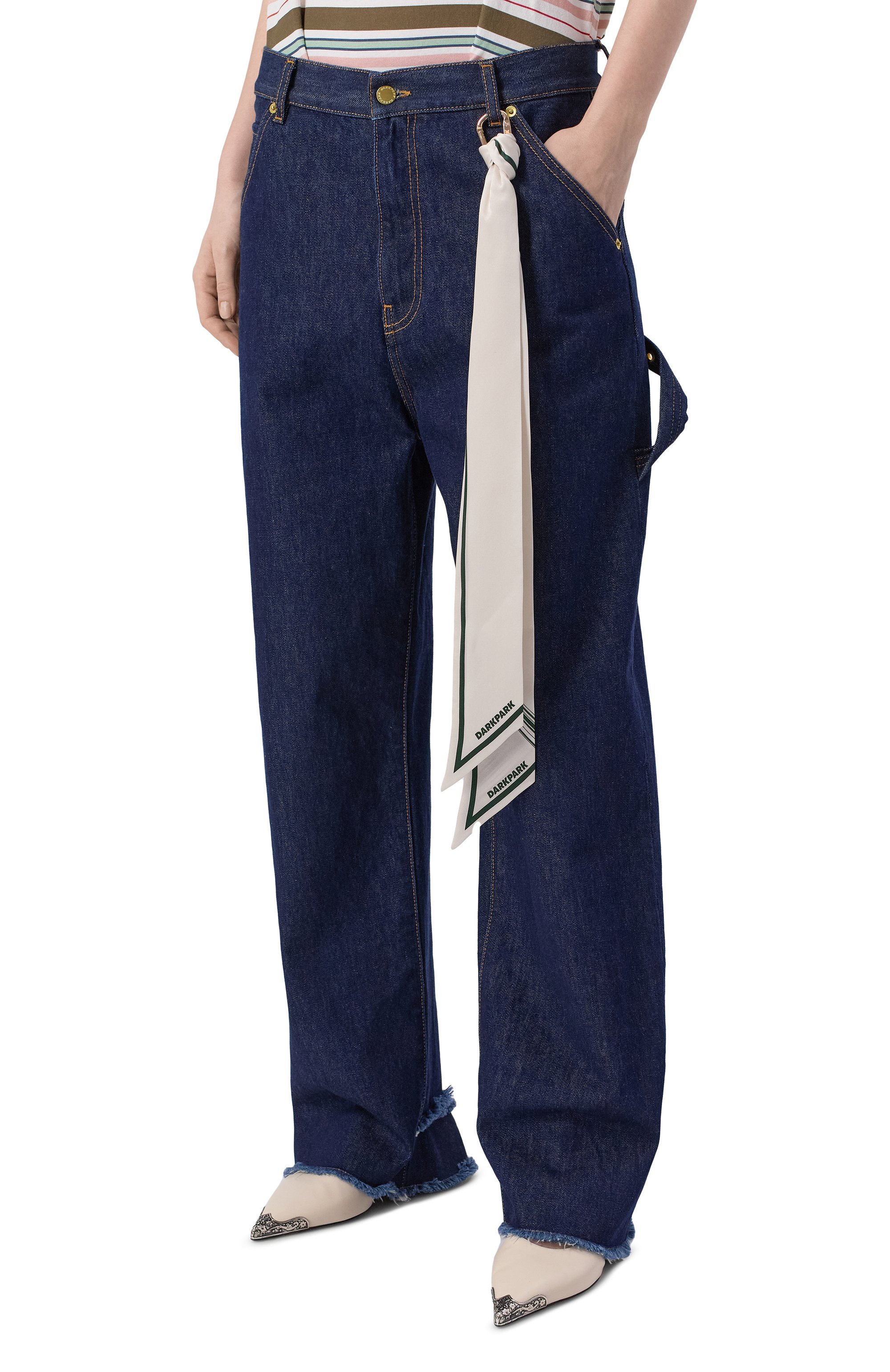 Джинсы stevie ankle DARKPARK, арт. WTR58 DBL03/LISA-SILK SCARF AD0RNED L00SE FIT CARP, фото 3