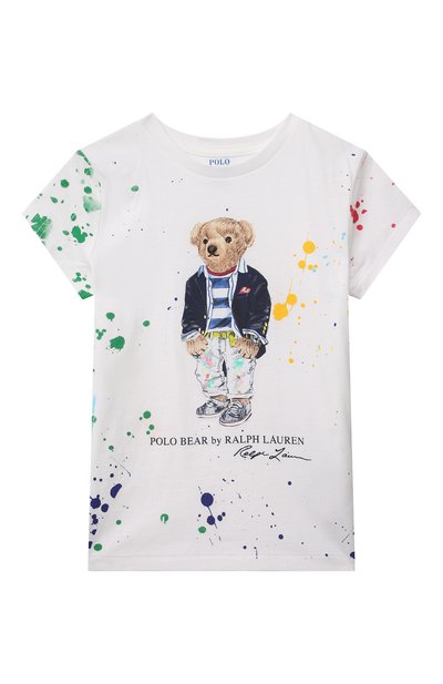 Хлопковая футболка POLO RALPH LAUREN, арт. 313868484, фото 1