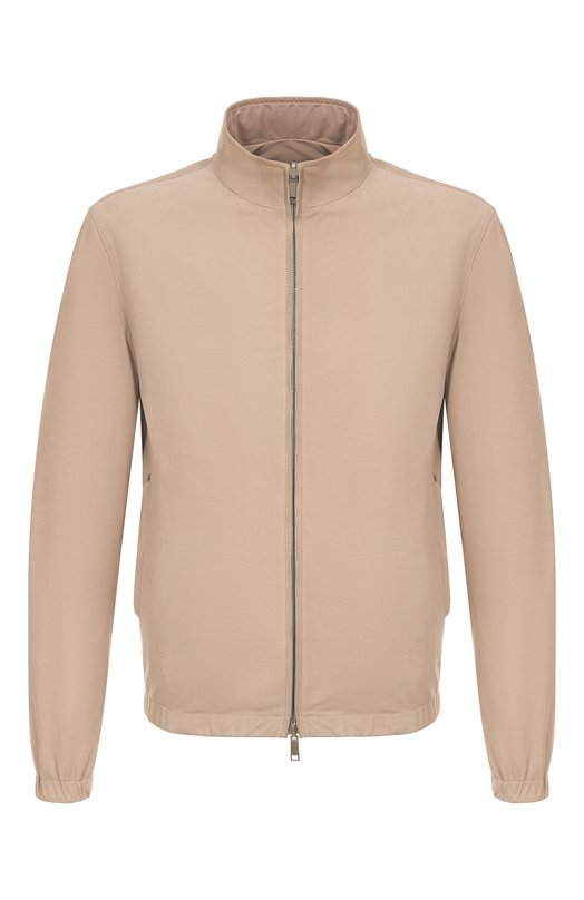 Кожаный бомбер Zegna F179T/UFPNTA9 Бежевый F179T/UFPNTA9