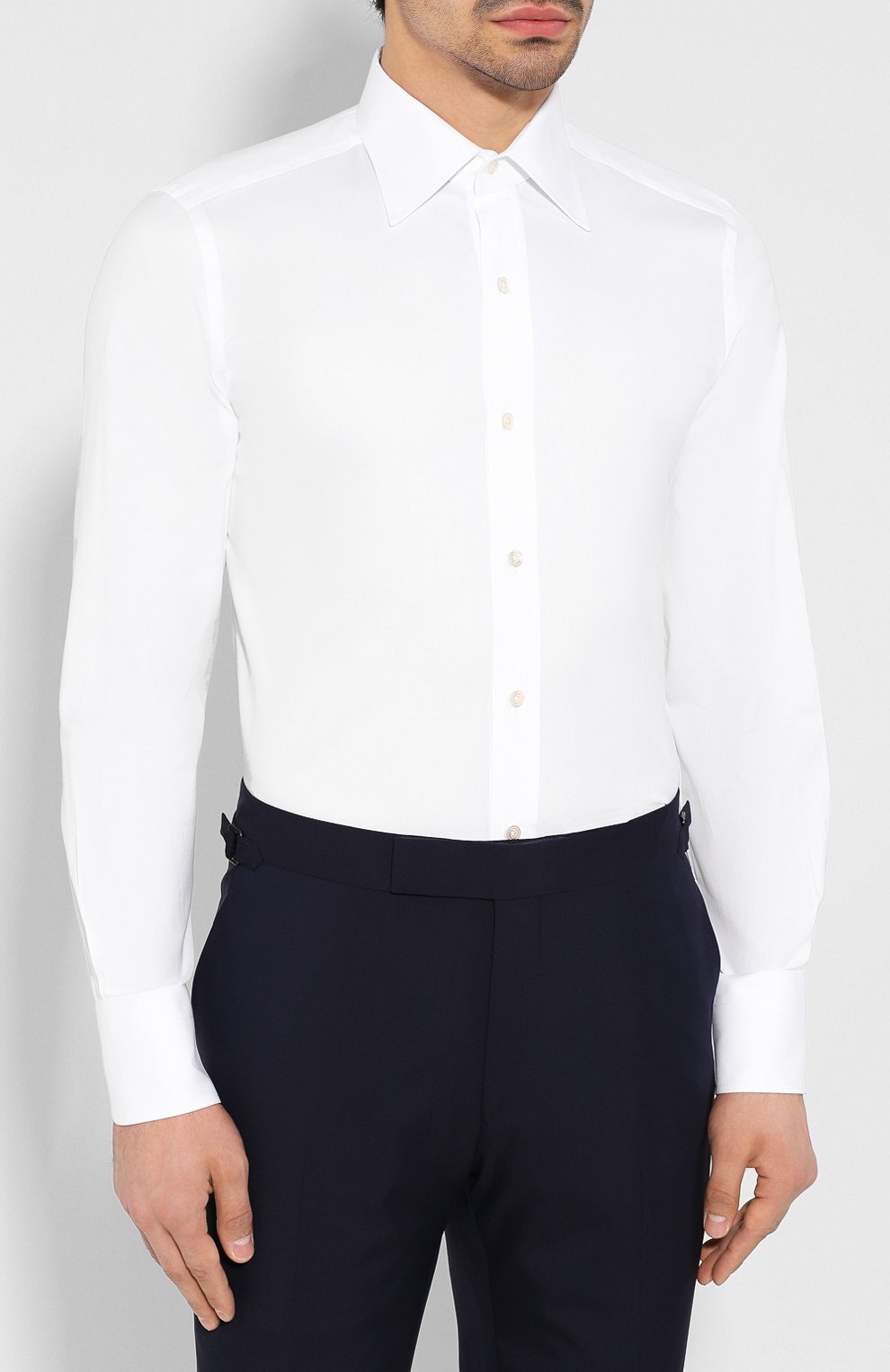 Хлопковая сорочка TOM FORD, арт. 7FT190/94S1JE, фото 3