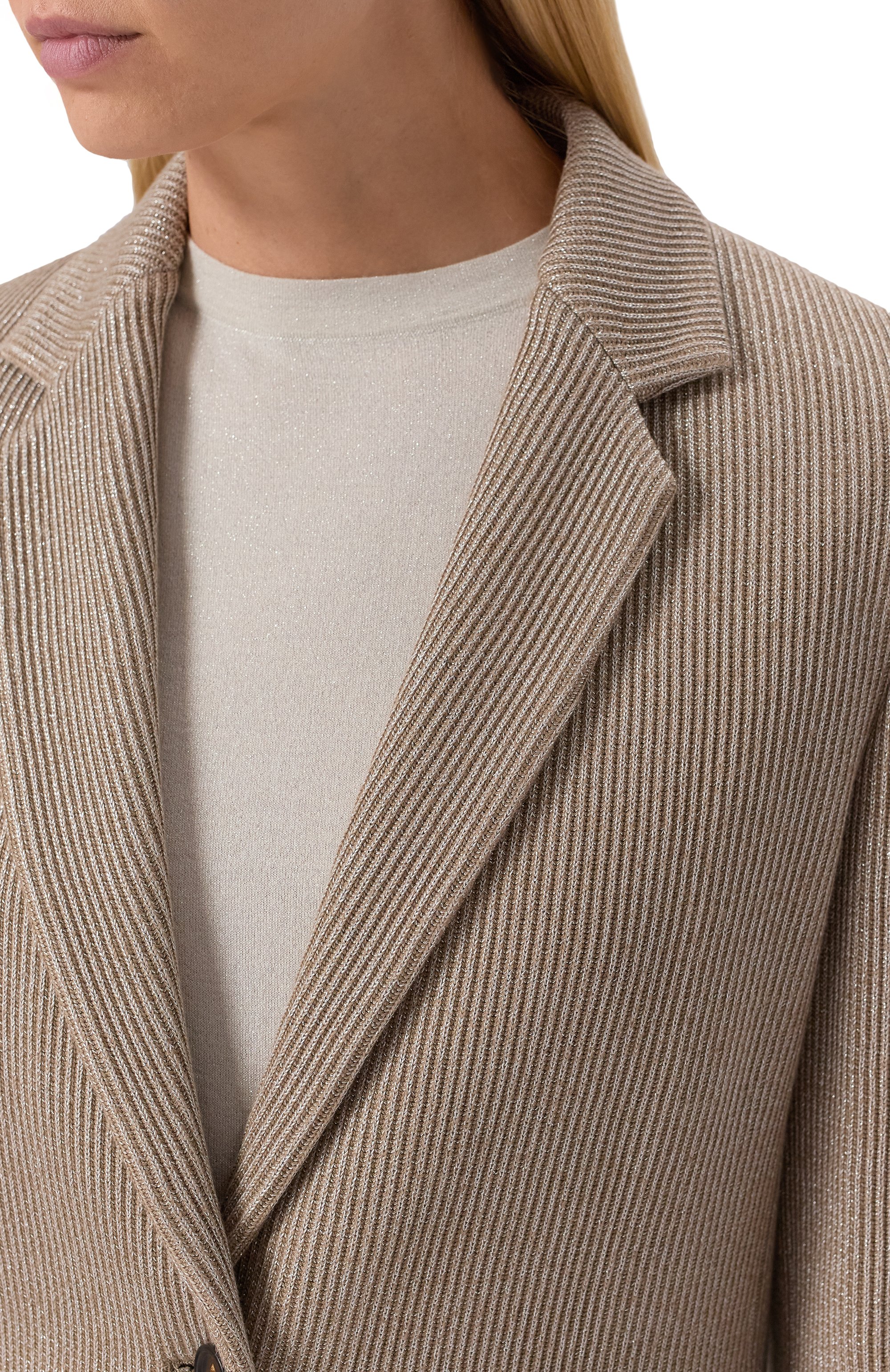 Жакет из хлопка и вискозы BRUNELLO CUCINELLI, арт. M0AZT7511P, фото 5