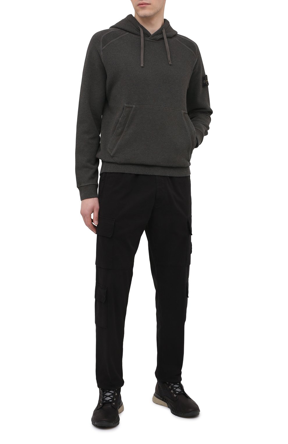 Хлопковое худи STONE ISLAND, арт. 731562090, фото 2