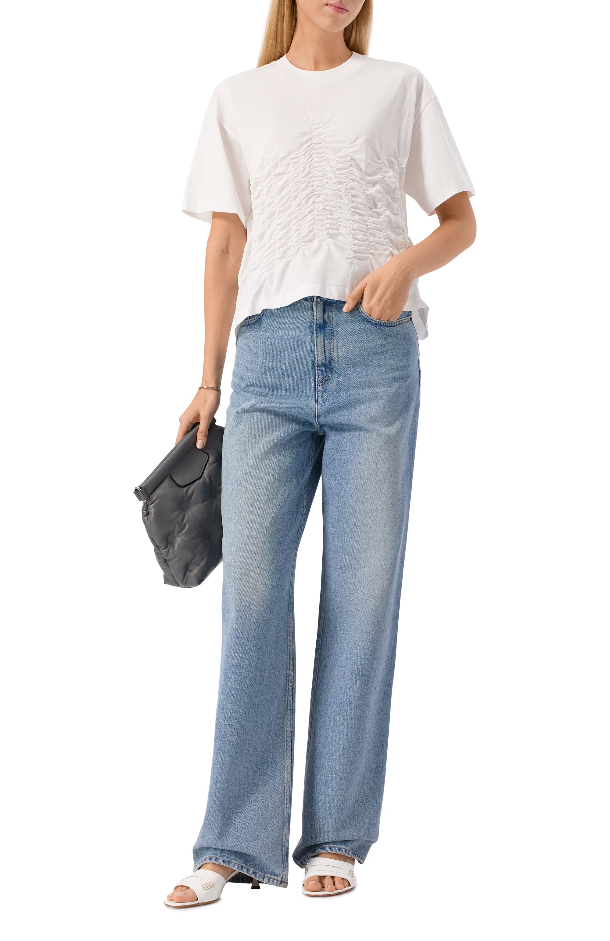 Хлопковая футболка MARNI, арт. THJET49M01/UTC446, фото 2