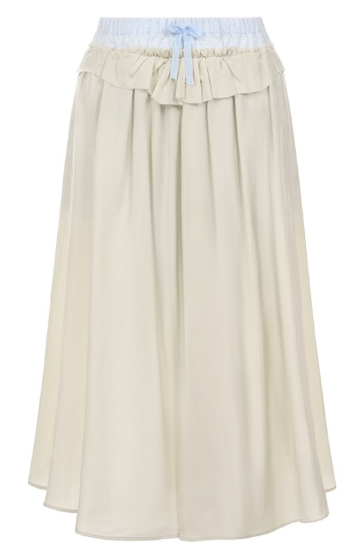 Юбка из вискозы Maison Margiela S51ME0037/S76632 Кремовый S51ME0037/S76632