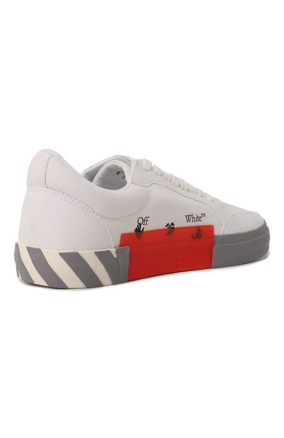 Текстильные кеды vulcanized OFF-WHITE, арт. 0MIA085F22FAB0010156, фото 5