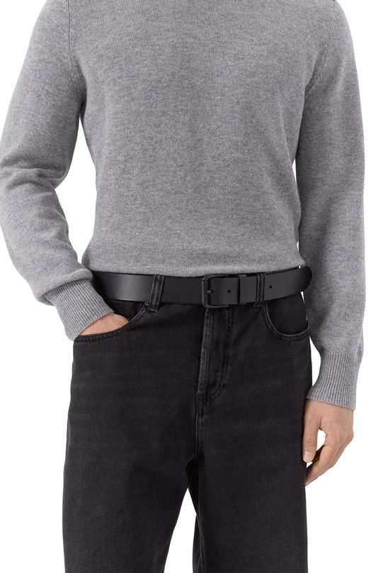 Кожаный ремень C.P. Company 19CMAC294A110522A Чёрный  19CMAC294A110522A Фото 2