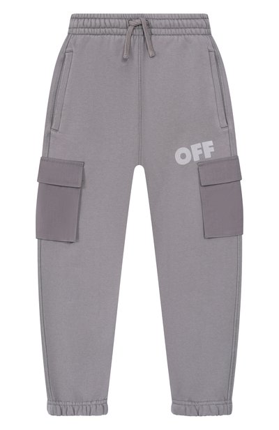 Хлопковые джоггеры OFF-WHITE, арт. 0BCH00BF25FLE001/4-12