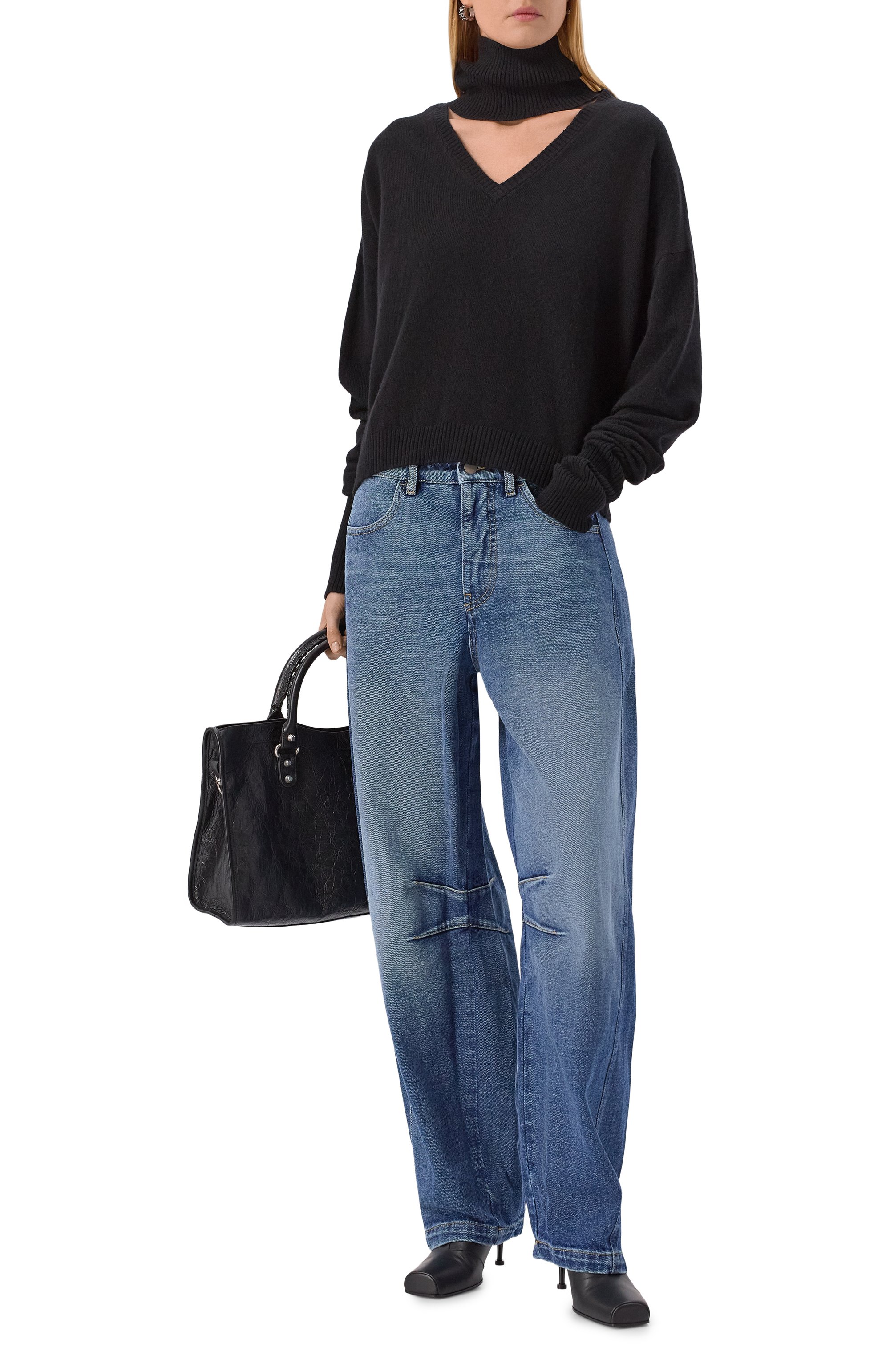 Джинсы ANDREA YA'AQOV, арт. 25WDEN63/C0TT0N, фото 2