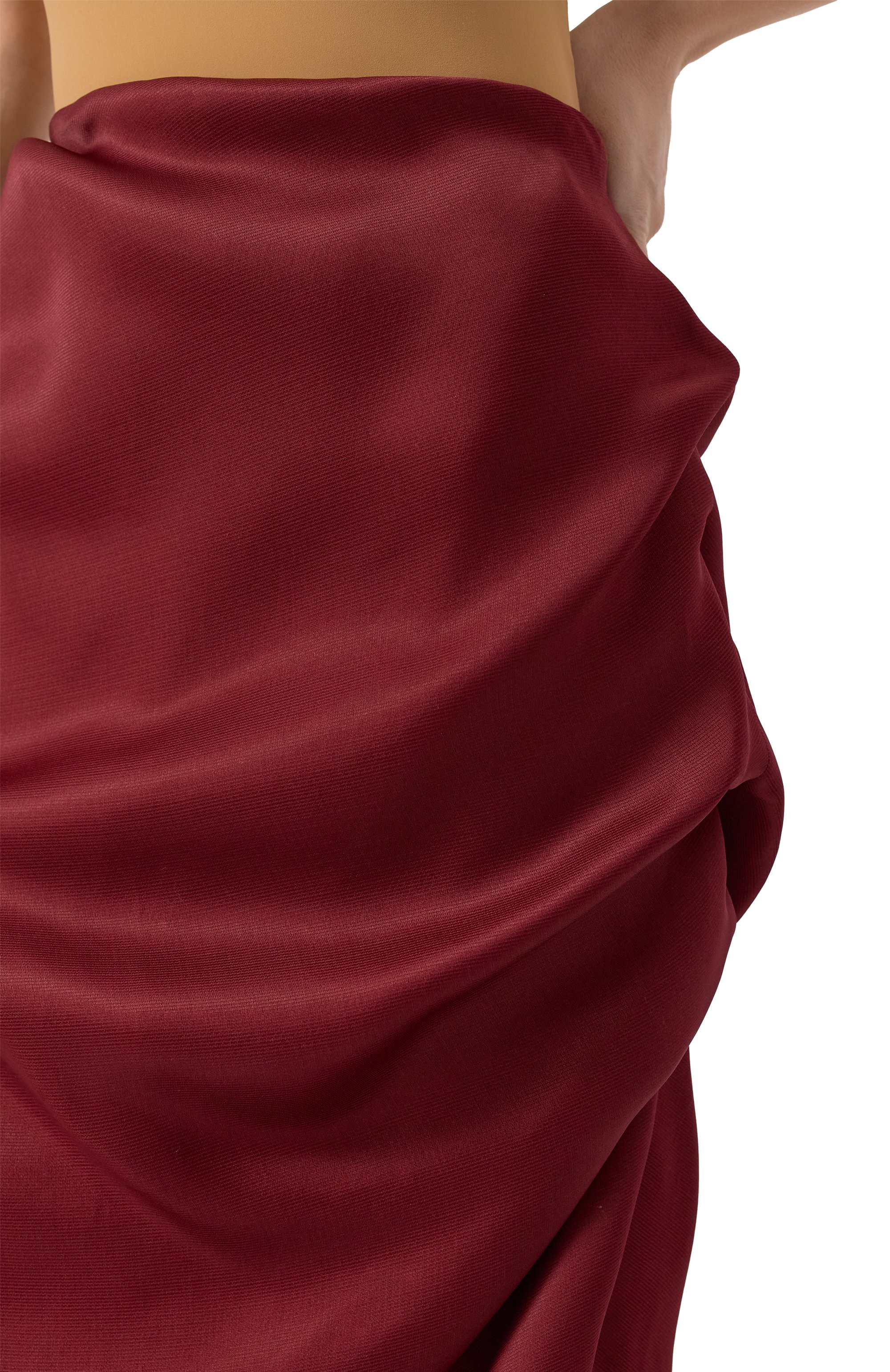 Шелковая юбка KHAITE, арт. 4138386/0LULA, фото 5