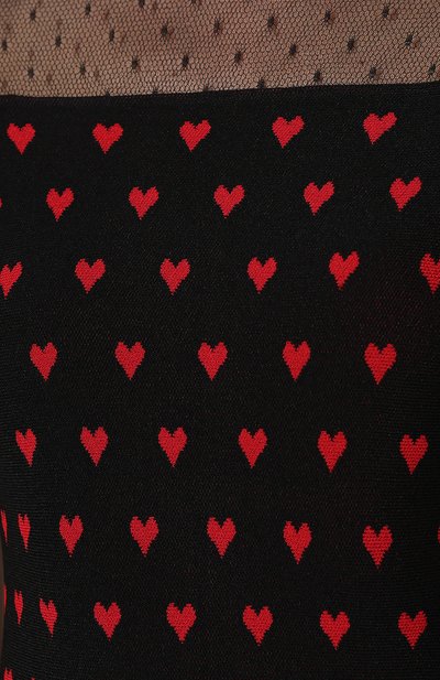 Платье из вискозы REDVALENTINO черного цвета по цене 52050 руб., арт. SR3KDA68/4FM, фото 5 Платье из вискозы REDVALENTINO, арт. SR3KDA68/4FM, фото 5
