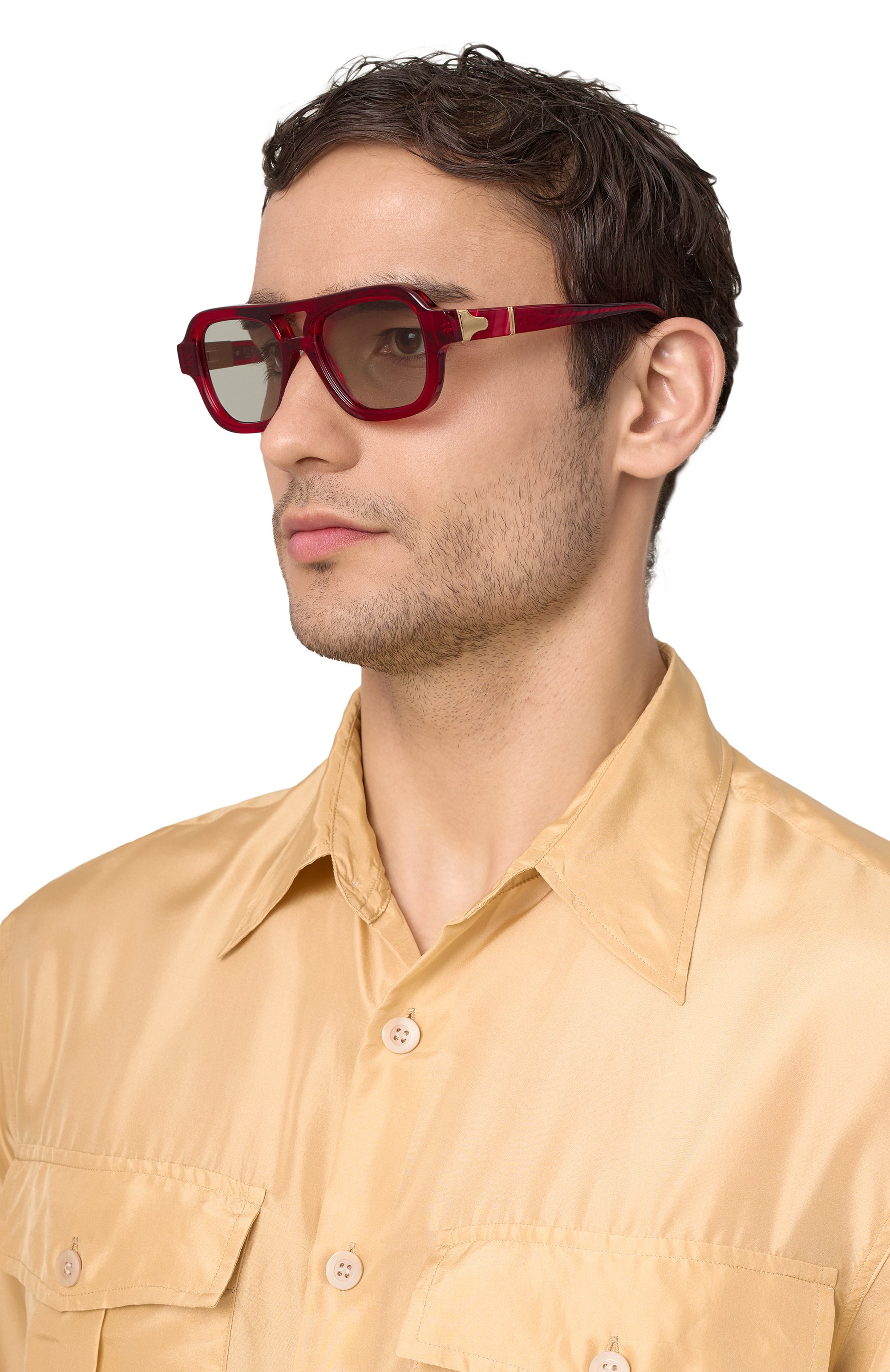 Солнцезащитные очки KUB0RAUM, арт. S6 RED GREY1, фото 2