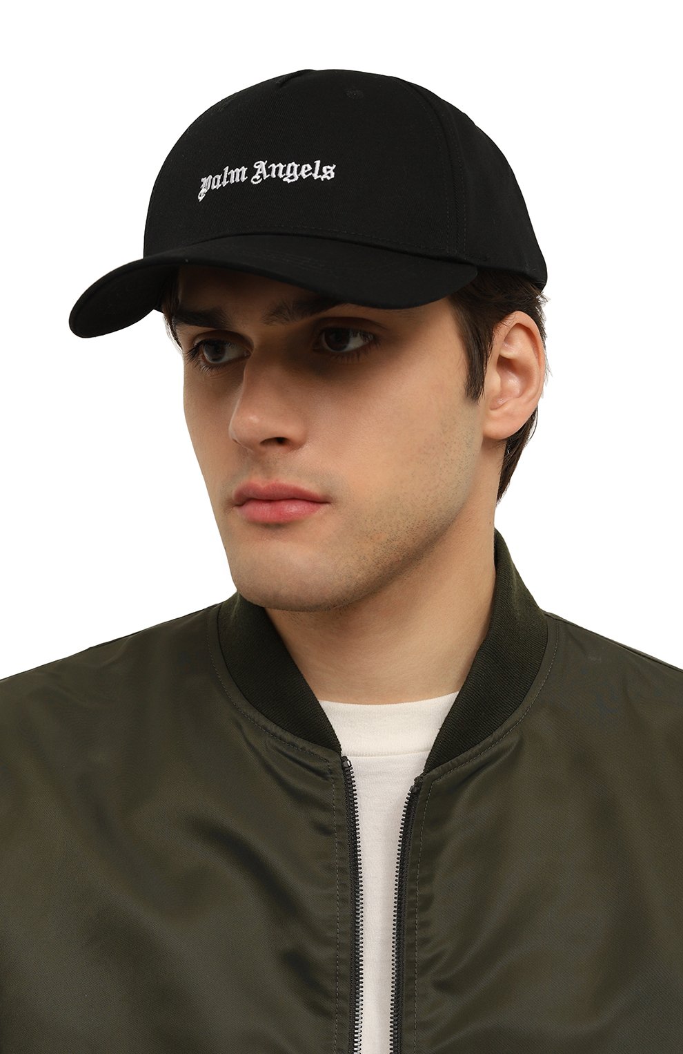 Хлопковая бейсболка PALM ANGELS, арт. PMLB094S24FAB002, фото 2