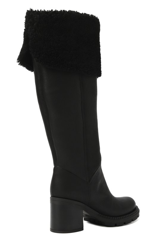 Кожаные сапоги Concept 60 Casadei 1T086A0611/FLYER Чёрный  1T086A0611/FLYER Фото 5