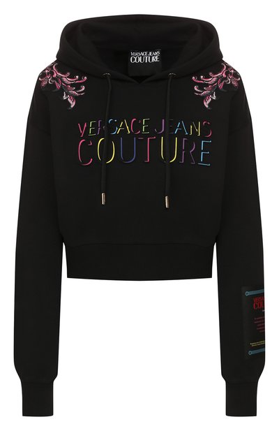 Хлопковое худи VERSACE JEANS COUTURE, арт. B6HUB791-UDM300 9A PATCHES/30296, фото 1