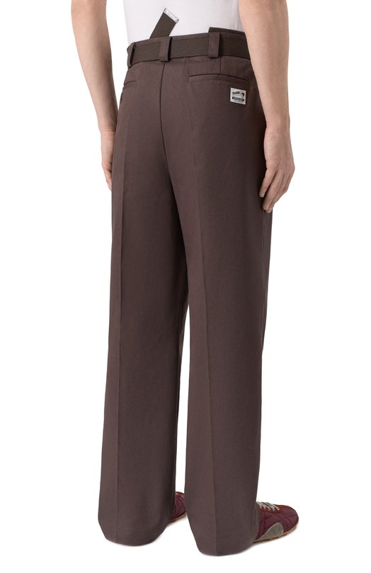 Хлопковые брюки Magliano MGSS26PA02012 Коричневый  MGSS26PA02012 Фото 4