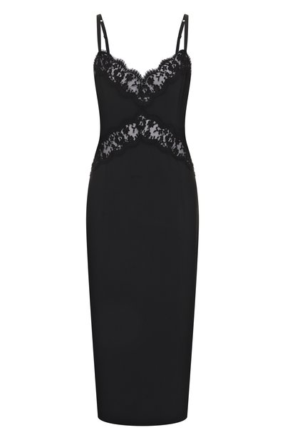 Платье из вискозы и хлопка DOLCE & GABBANA, арт. I6IP6W/FUIAH, фото 1