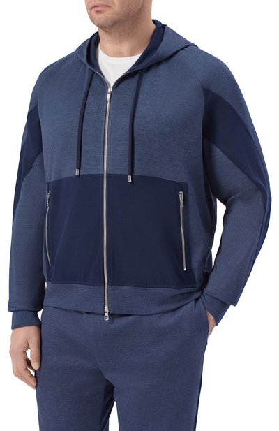 Толстовка из хлопка и шелка CORTIGIANI, арт. 4AF620, фото 3