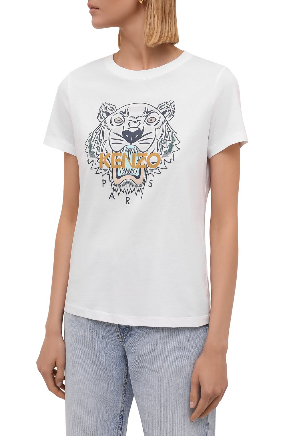 Хлопковая футболка KENZO, арт. FB62TS8464YB, фото 3