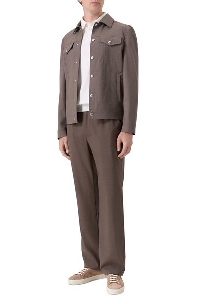 Поло из хлопка и шелка MVST белого цвета по цене 97200 руб., арт. M26.CSM.K424/C0TT0N/SILK, фото 2 Поло из хлопка и шелка MVST, арт. M26.CSM.K424/C0TT0N/SILK, фото 2