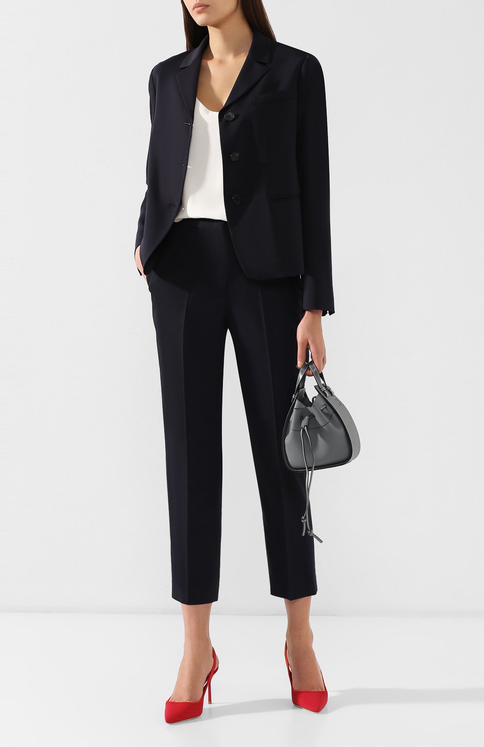 Шерстяной жакет JIL SANDER NAVY, арт. JNWM1514A/JM2124A, фото 2