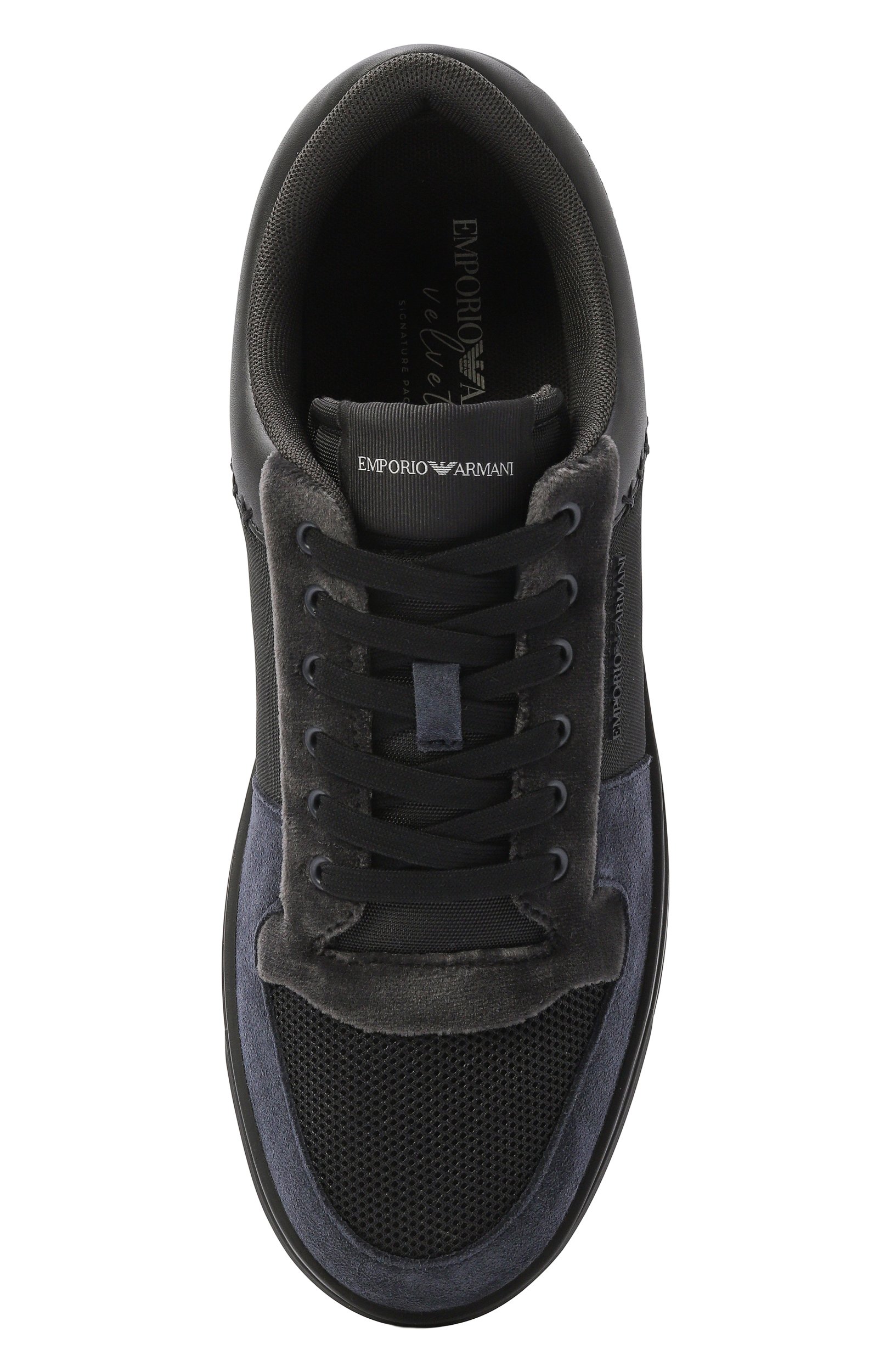 Комбинированные кеды EMPORIO ARMANI, арт. EM005293/AF23155, фото 5
