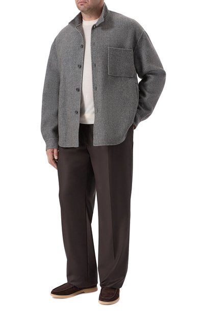 Куртка-рубашка из шелка и кашемира GIORGIO ARMANI, арт. GM004453/TE23830, фото 2
