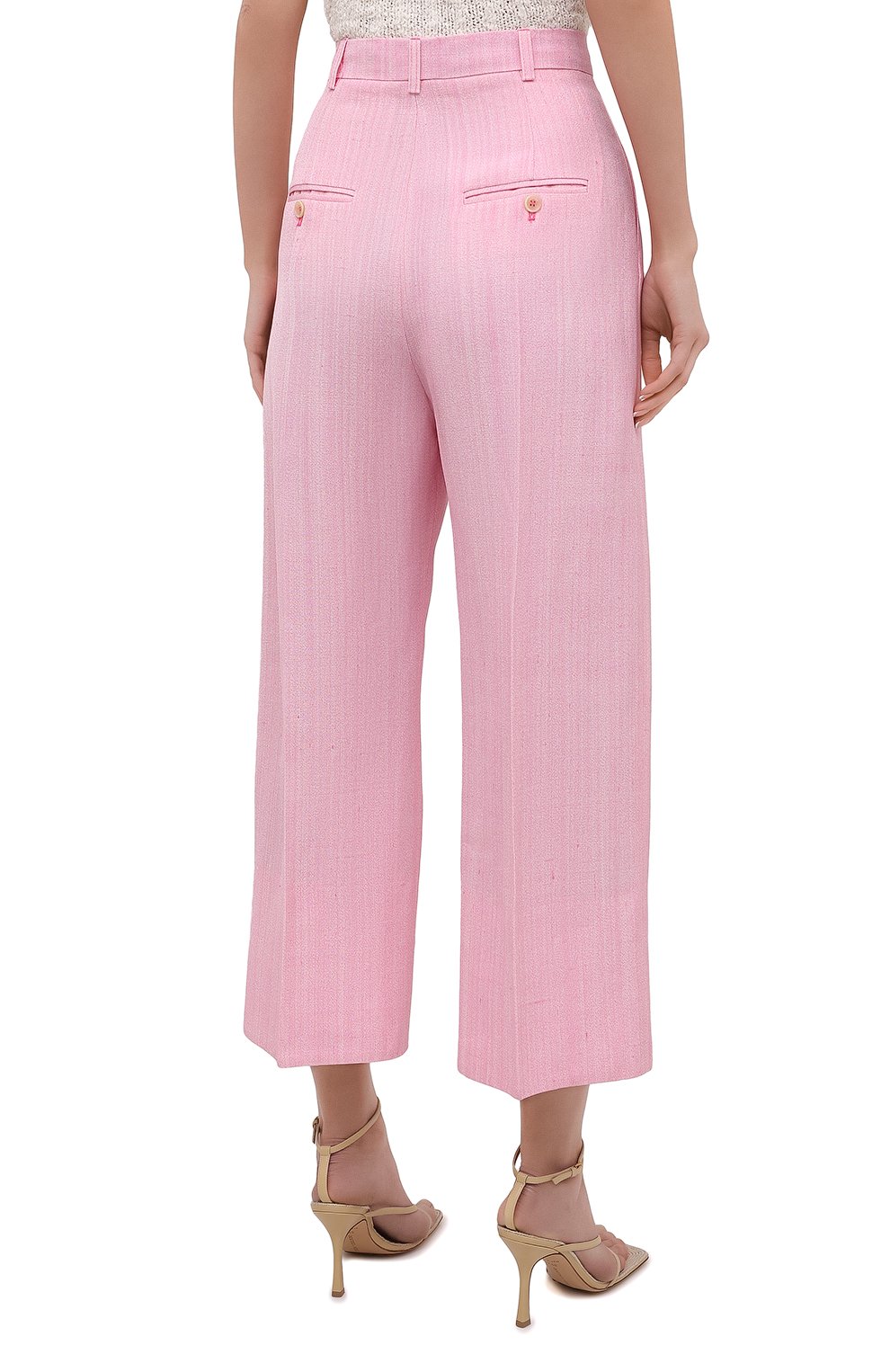 Брюки из вискозы и шелка JACQUEMUS, арт. 211PA02/105440, фото 4