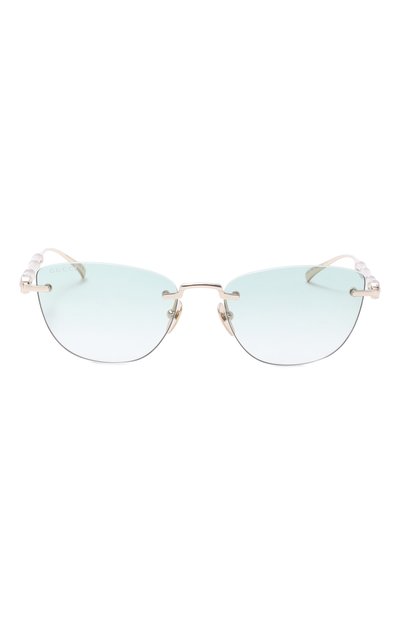 Солнцезащитные очки GUCCI светло-зеленого цвета по цене 58600 руб., арт. GG2063S 003, фото 3 Солнцезащитные очки GUCCI, арт. GG2063S 003, фото 3