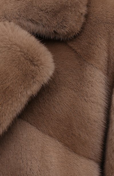 Шуба из меха норки VICTORIA KUSENKOVA коричневого цвета по цене 1144000 руб., арт. 721900033516, фото 5 Шуба из меха норки VICTORIA KUSENKOVA, арт. 721900033516, фото 5