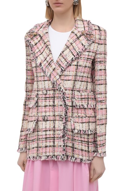 Хлопковый жакет MSGM, арт. 3041MDG08 217102, фото 3