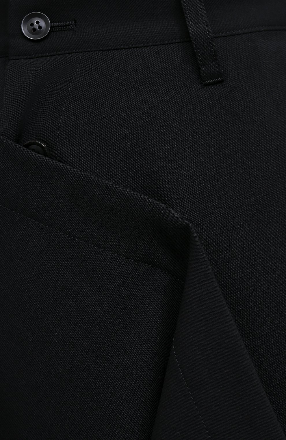 Шерстяные брюки YOHJI YAMAMOTO, арт. NR-P07-100, фото 5