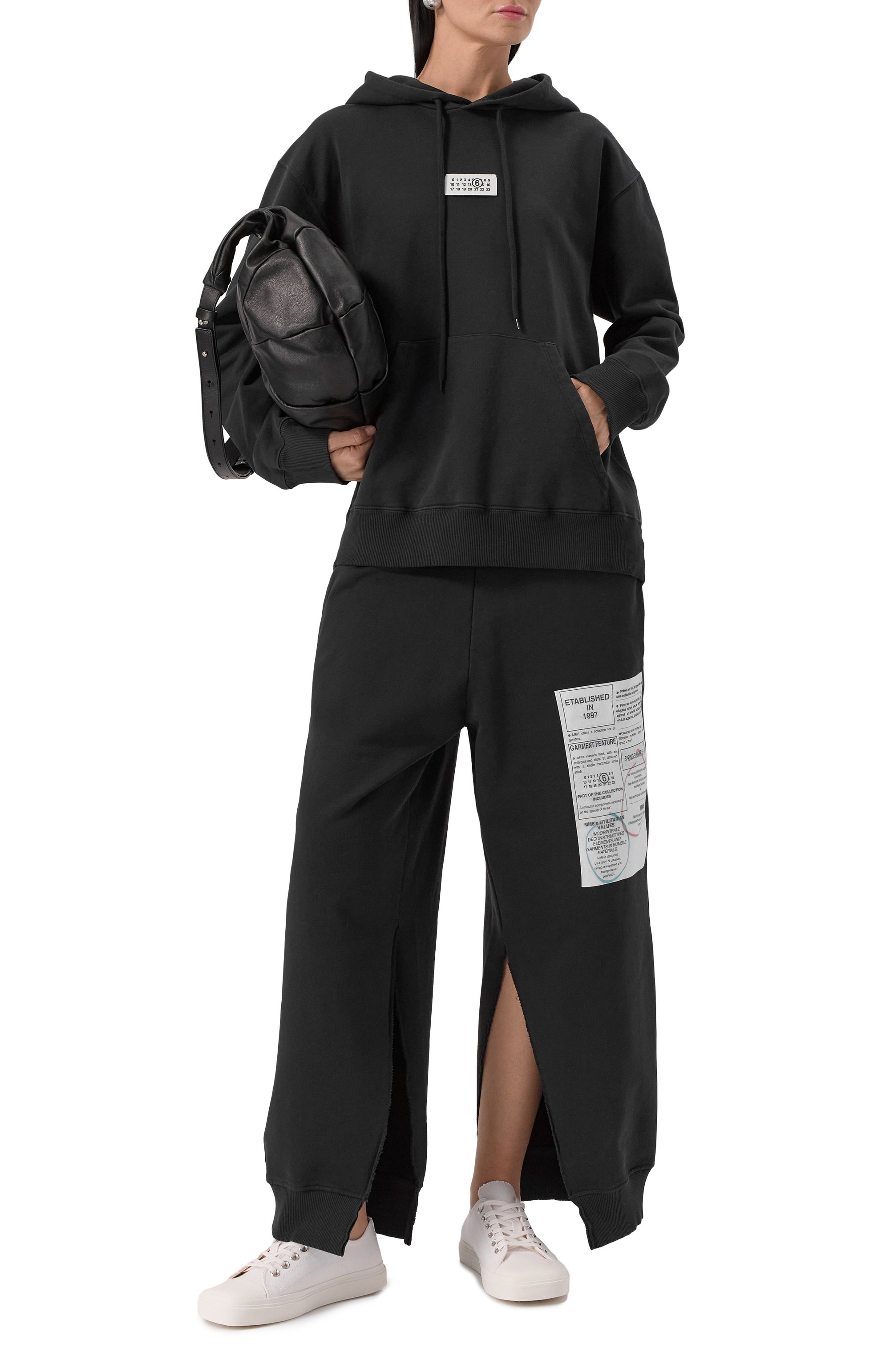 Хлопковое худи MM6, арт. SH0GU0018/M25012, фото 2