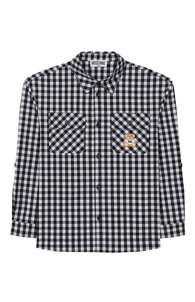 Хлопковая рубашка MOSCHINO, арт. HUC01J/LME04/10-14