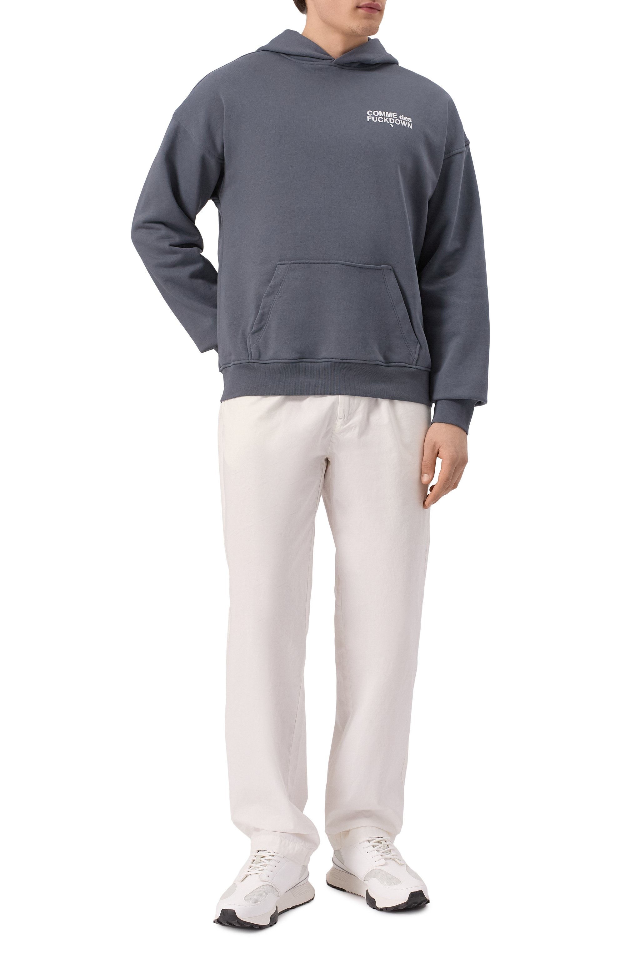 Хлопковое худи COMME DES FUCKDOWN, арт. CFABM01508, фото 2