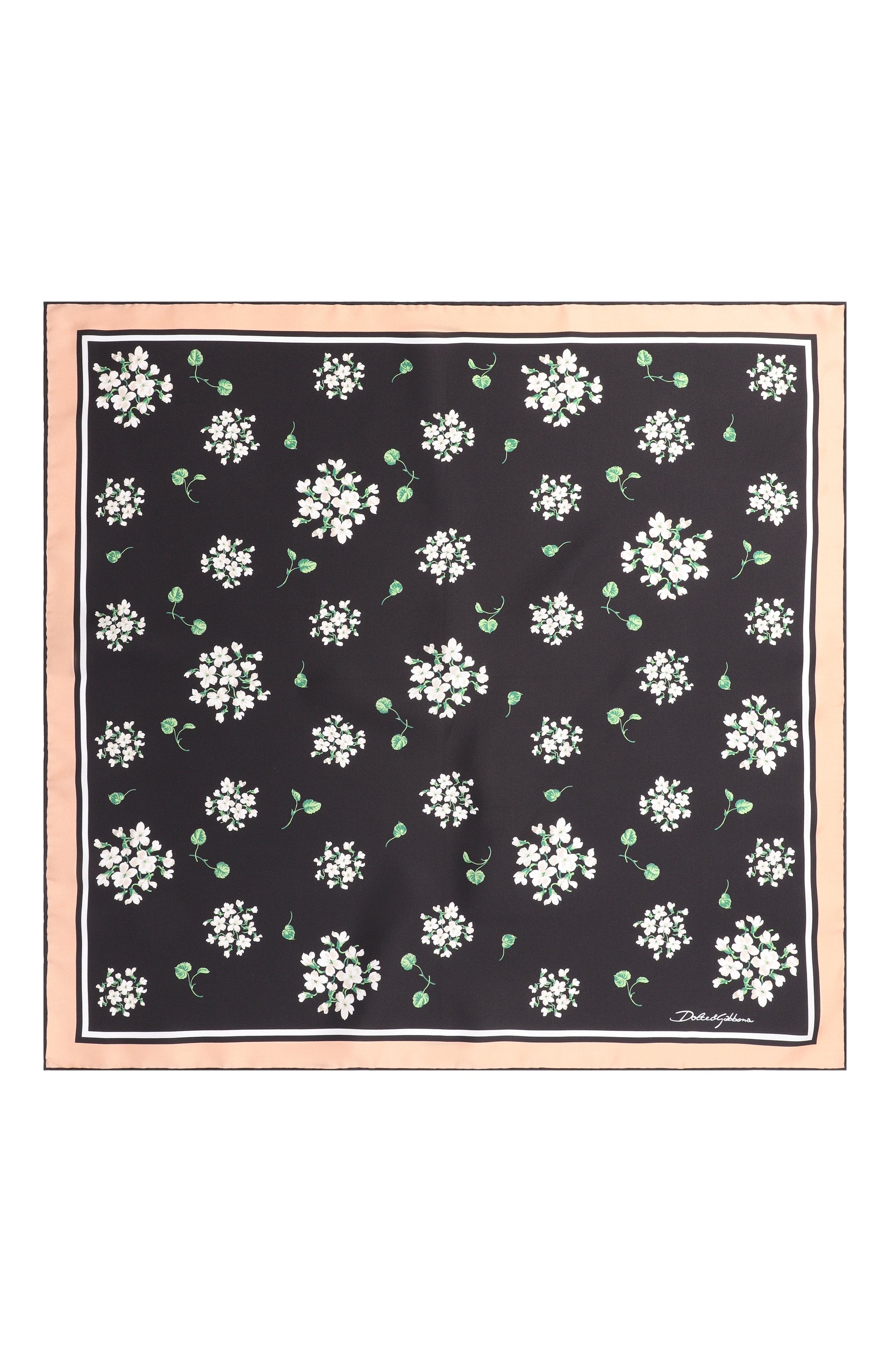 Шелковый платок DOLCE & GABBANA, арт. FN092R/GDDUM, фото 4