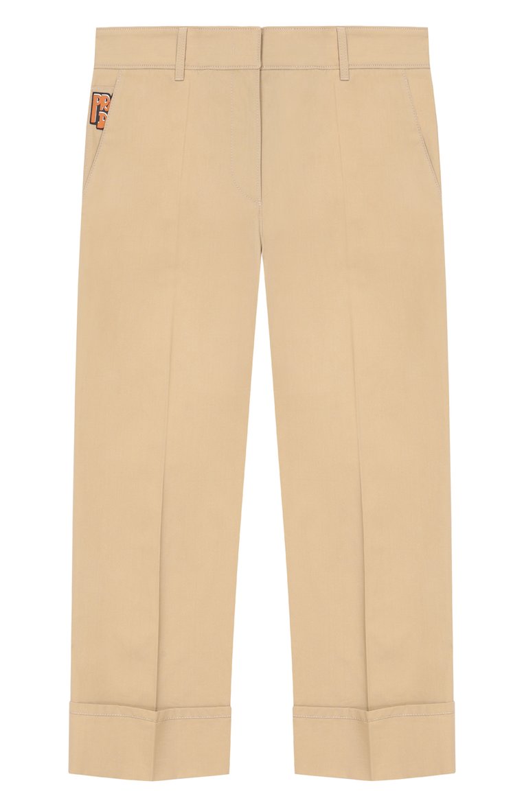 Хлопковые брюки PRADA, арт. P204C-1BMS-F0241-191, фото 1