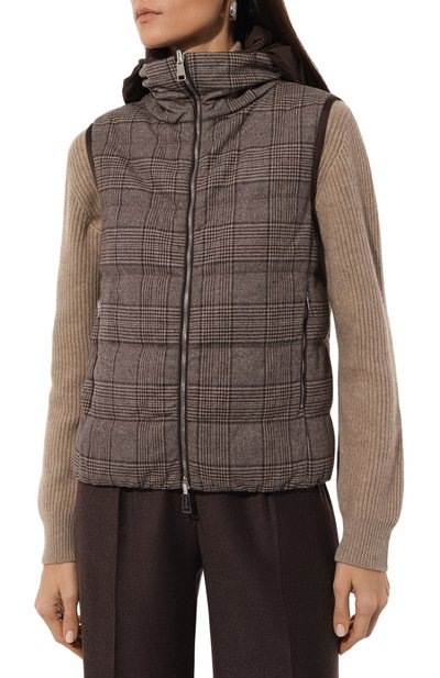 Жилет из шерсти и кашемира KITON, арт. D53628K0520E03, фото 3