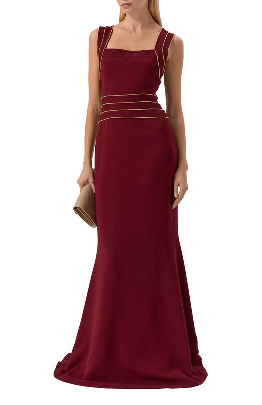 Платье Elie Saab D0984ER26/CD026 Бордовый  D0984ER26/CD026 Фото 2