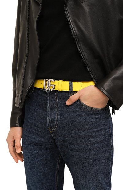 Кожаный ремень DOLCE & GABBANA, арт. BC4644/A3444, фото 2