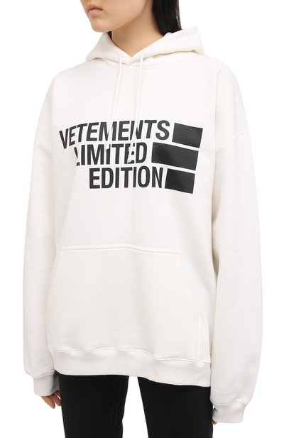 Хлопковое худи VETEMENTS, арт. UE51TR820W 1604/W, фото 3